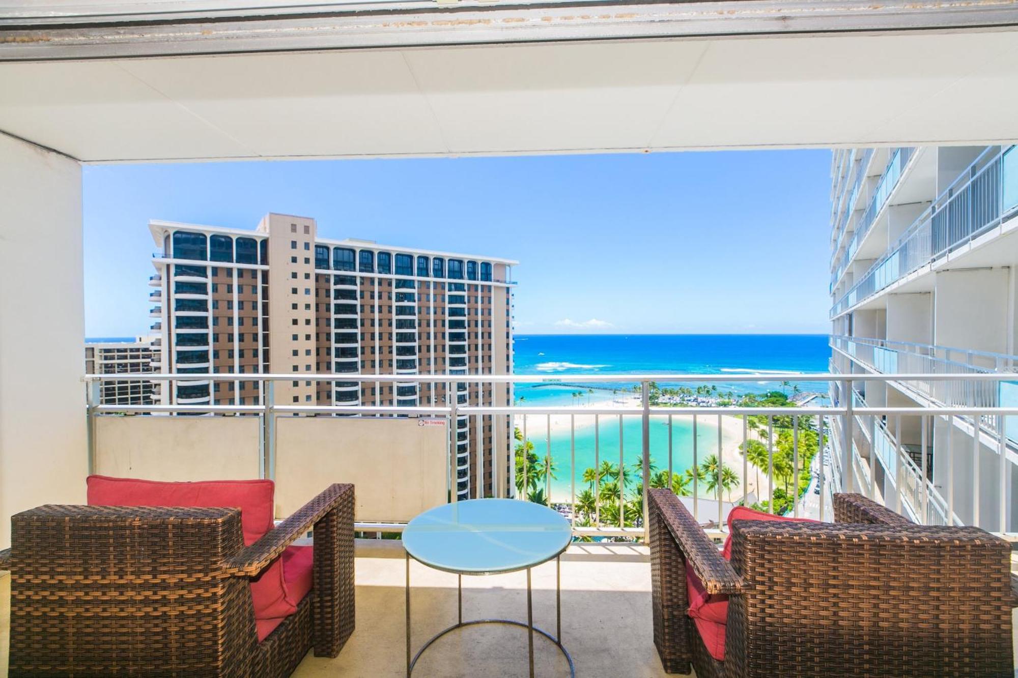 Ilikai Tower 1812 Lagoon View 1Br 호놀룰루 외부 사진